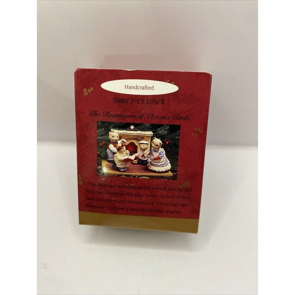 Hallmark Ornament Papa Bearinger Vintage 1993 Holiday Keepsake